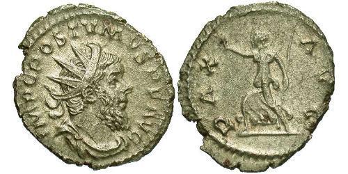 1 Antoniniano Imperio Galo (260-274) Plata Postumo (260-268)