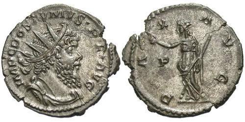1 Antoniniano Imperio Galo (260-274) Plata Postumo (260-268)