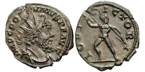 1 Antoniniano Imperio Galo (260-274) Plata Postumo (260-268)