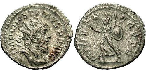 1 Antoniniano Imperio Galo (260-274) Plata Postumo (260-268)