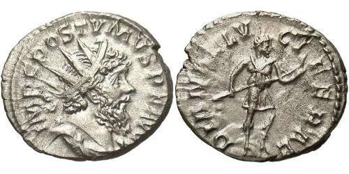 1 Antoniniano Imperio Galo (260-274) Plata Postumo (260-268)