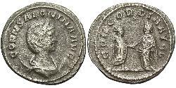 1 Antoniniano Imperio romano (27BC-395) Plata Salonina (?-268)