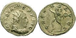 1 Antoniniano Imperio romano (27BC-395) Plata Valeriano I (193-260)