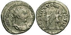 1 Antoniniano Imperio romano (27BC-395) Plata Valeriano I (193-260)