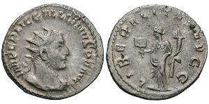 1 Antoniniano Imperio romano (27BC-395) Plata Galieno (218-268)