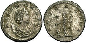 1 Antoniniano Imperio romano (27BC-395) Plata Salonina (?-268)