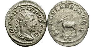 1 Antoniniano Imperio romano (27BC-395) Plata Felipe I (204-249)