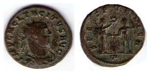 1 Antoniniano Imperio romano (27BC-395) Plata Tácito (200-276)