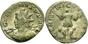 1 Antoniniano Imperio romano (27BC-395) Plata Galieno (218-268)