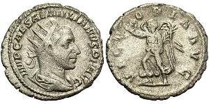 1 Antoniniano Imperio romano (27BC-395) Plata Emiliano (207-253)