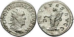 1 Antoniniano Imperio romano (27BC-395) Plata Traiano Decio (201-251)