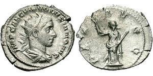 1 Antoniniano Imperio romano (27BC-395) Plata Volusiano (235-253)