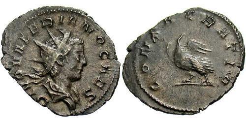1 Antoniniano Imperio romano (27BC-395) Plata Valérien II (?-258)