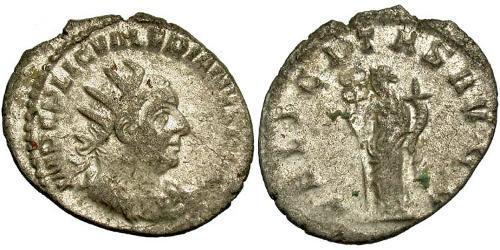 1 Antoniniano Imperio romano (27BC-395) Plata Valeriano I (193-260)