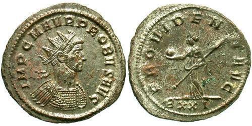 1 Antoniniano Imperio romano (27BC-395) Plata Probo (232-282)