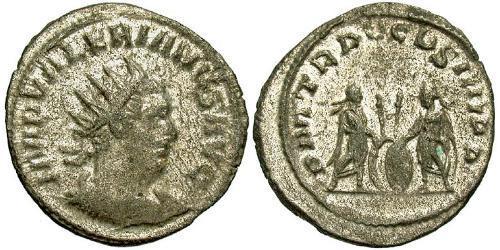 1 Antoniniano Imperio romano (27BC-395) Plata Galieno (218-268)