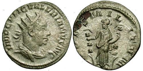 1 Antoniniano Imperio romano (27BC-395) Plata Valeriano I (193-260)