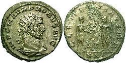 1 Antoniniano Impero romano (27BC-395) Rame/Argento Probo (232-282)