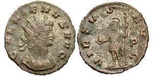 1 Antoniniano Impero romano (27BC-395) Rame/Argento Gallieno (218-268)