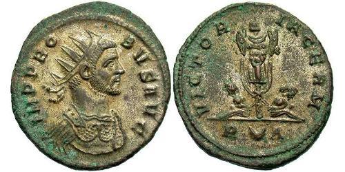 1 Antoniniano Impero romano (27BC-395) Rame/Argento Probo (232-282)