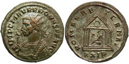 1 Antoniniano Impero romano (27BC-395) Rame/Argento Probo (232-282)
