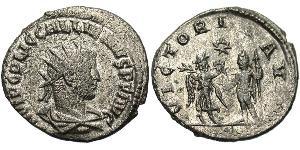 1 Antoniniano Imperio romano (27BC-395) Vellón Plata Galieno (218-268)