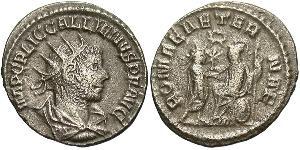 1 Antoniniano Imperio romano (27BC-395) Vellón Plata Galieno (218-268)