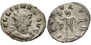 1 Antoniniano Imperio romano (27BC-395) Vellón Plata Galieno (218-268)