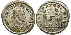 1 Antoniniano Imperio romano (27BC-395)  Caro (230-283)
