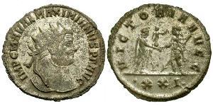 1 Antoniniano Imperio romano (27BC-395)  Maximiano (250-310)