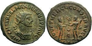 1 Antoniniano Impero romano (27BC-395)  Massimiano (250-310)