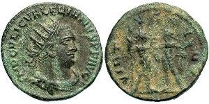 1 Antoniniano Impero romano (27BC-395)  Valeriano I (193-260)