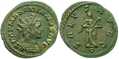 1 Antoniniano Impero romano (27BC-395)  Massimiano (250-310)