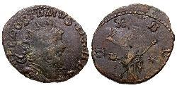 1 Antoninianus Gallic Empire (260-274) Bronze Postumus (260-268)
