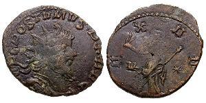 1 Antoninianus Gallic Empire (260-274) Bronze Postumus (260-268)
