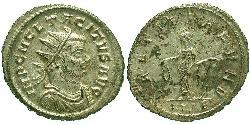 1 Antoninianus Roman Empire (27BC-395) Bronze Tacitus (200-276)