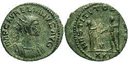 1 Antoninianus Roman Empire (27BC-395) Bronze Aurelian (215-275)