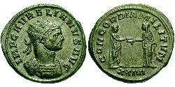 1 Antoninianus Roman Empire (27BC-395) Bronze Aurelian (215-275)