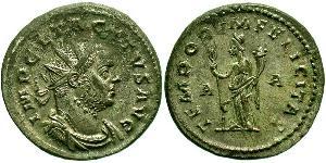 1 Antoninianus Roman Empire (27BC-395) Bronze Tacitus (200-276)