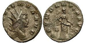 1 Antoninianus Roman Empire (27BC-395) Bronze Gallienus (218-268)