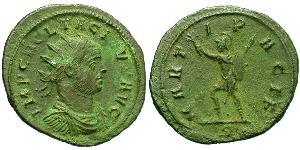 1 Antoninianus Roman Empire (27BC-395) Bronze Tacitus (200-276)