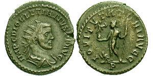 1 Antoninianus Roman Empire (27BC-395) Bronze Diocletian (244-311)