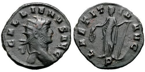 1 Antoninianus Roman Empire (27BC-395) Bronze Gallienus (218-268)