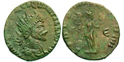 1 Antoninianus Roman Empire (27BC-395) Bronze Quintillus (220-270)