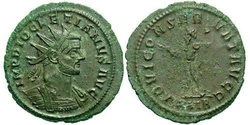 1 Antoninianus Roman Empire (27BC-395) Bronze Diocletian (244-311)