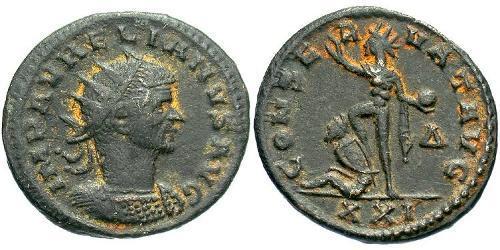 1 Antoninianus Roman Empire (27BC-395) Bronze Aurelian (215-275)