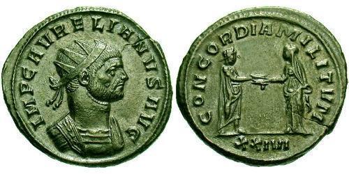 1 Antoninianus Roman Empire (27BC-395) Bronze Aurelian (215-275)
