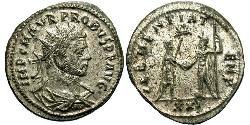 1 Antoninianus Roman Empire (27BC-395) Copper/Silver Probus (232-282)