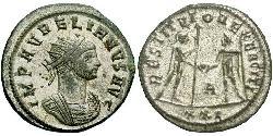 1 Antoninianus Roman Empire (27BC-395) Copper/Silver Aurelian (215-275)