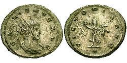 1 Antoninianus Roman Empire (27BC-395) Copper/Silver Gallienus (218-268)